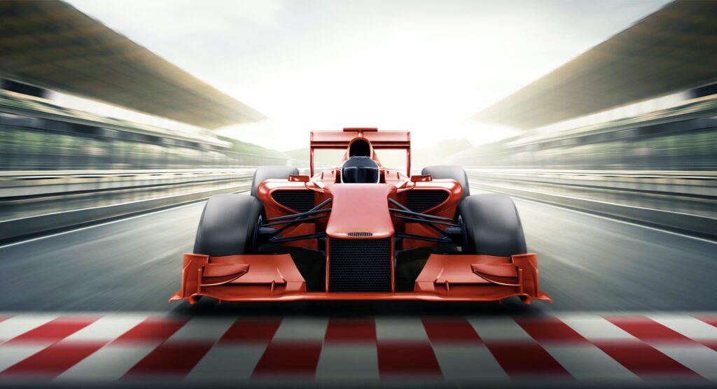 Immagine di concetto dell'auto di F1
