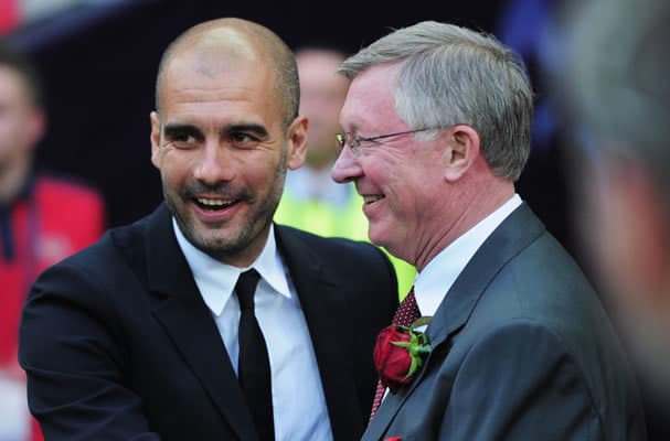 pep guardiola alex ferguson