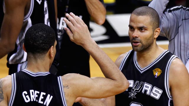 San Antonio Spurs react to victory over Miami Heat in NBA finals Game 1 - video