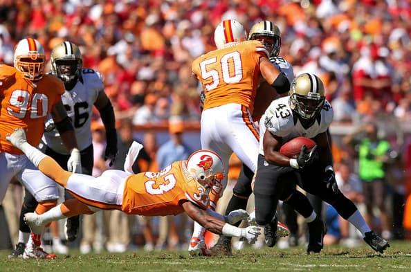 New Orleans Saints at Tampa Bay Buccaneers Betting Odds