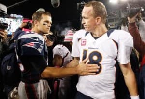 Tom Brady and Peyton Manning