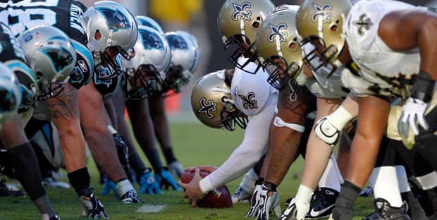 panthers vs saints sunday night football