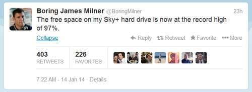 boring milner tweet