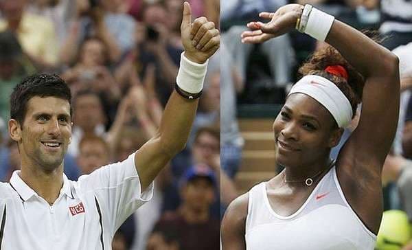 djokovic serena williams