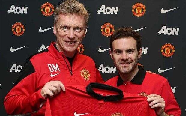 juan mata and david moyes