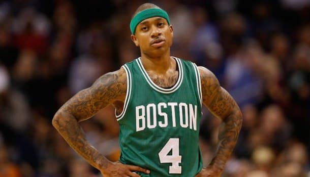 Isaiah Thomas carries the Boston Celtics