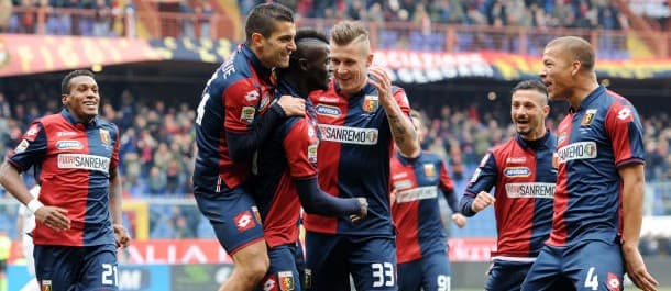 Genoa C.F.C. Celebrating