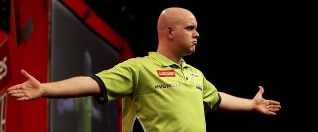 Michael van Gerwen lost out to Robert Thornton in the final of the World Grand Prix.