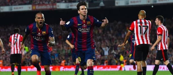 Messi scored his wondergoal against Athletic Bilbao in the Copa del Rey final.