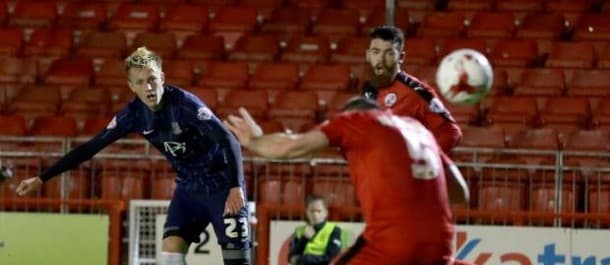 Joe Pigott scored twice in the 3-0 win over Crawley in the last round.