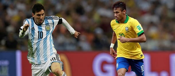 Neymar is fit for Brazil but Messi is still out for Argentina.
