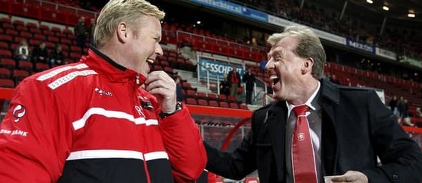 Ronald Koeman and Steve McClaren in happier times.