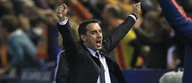 Gary Neville's only win so far as Valencia boss has been in the Copa del Rey.