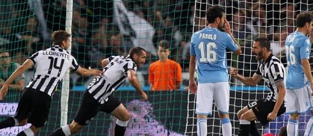 Juventus beat Lazio 2-1 after extra time in last season's Coppa Italia final.