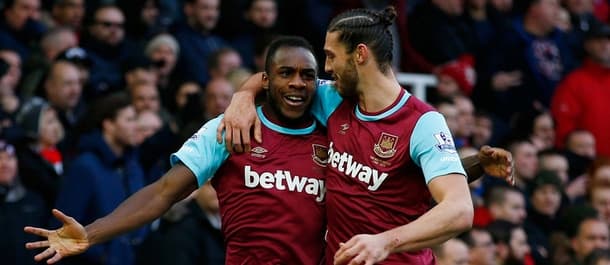 Antonio and Carroll were on target when West Ham beat Liverpool 2-0 in January.