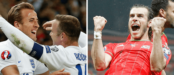 England and Wales meet on Thursday at Euro 2016.