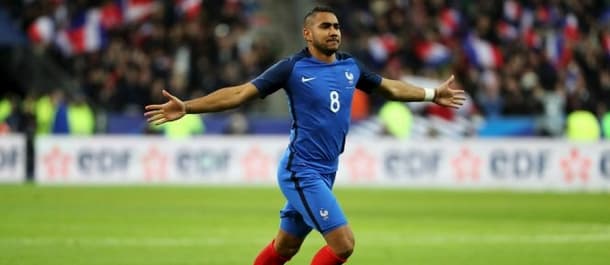 Dimitri Payet was on target for France in the 2-1 win over Romania.