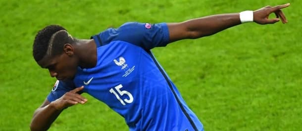Paul Pogba scored his first Euro 2016 goal against Iceland.