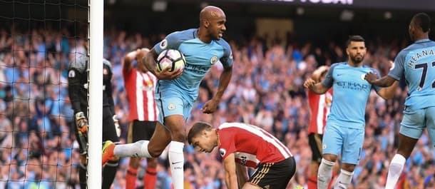 Manchester City needed an own goal to overcome Sunderland at the weekend.