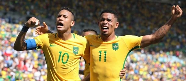 Brazil thrashed Honduras 6-0 in the Olympic semi final.