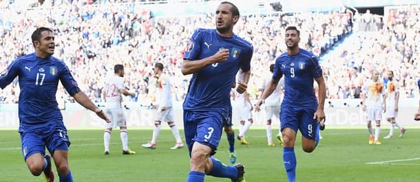 Italy beat Spain 2-0 in the Round of 16 at Euro 2016.