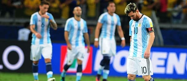 Argentina were beaten 3-0 by Brazil in World Cup qualification.