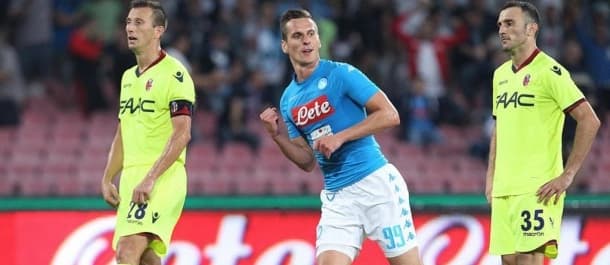 Napoli are light on strikers for the visit of Sassuolo.