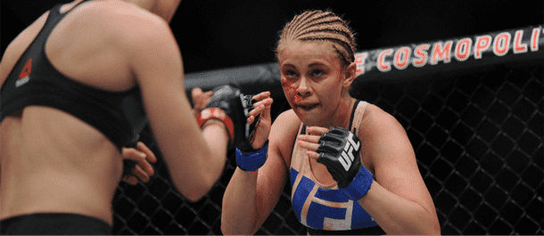 Paige VanZant shows her heart and determination against Rose Namajunas