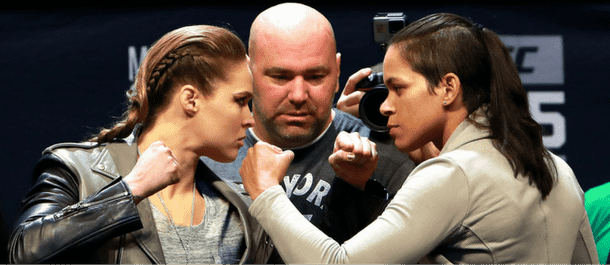 Rousey vs. Nunes Staredown