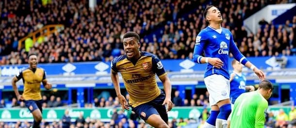 Arsenal beat Everton 2-0 at Goodison last season.