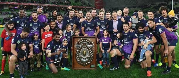 Melbourne Storm won last year's NRL minor Premiership.