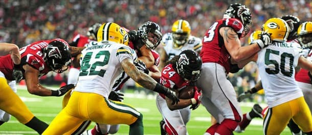 The Packers and the Falcons will face off