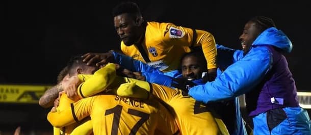 Sutton knocked AFC Wimbledon out of the FA Cup.