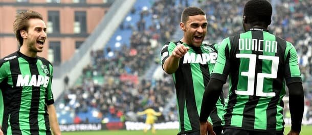 Sassuolo's 11 away matches in Serie A have yielded 41 goals.