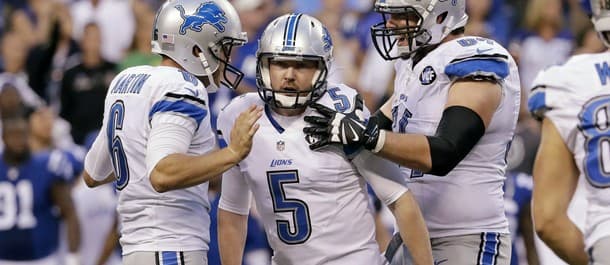 Prater was money for the Lions all season