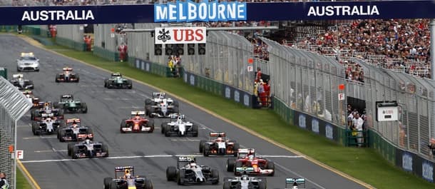 The F1 season begins with the Australian Grand Prix.