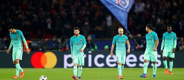 Barcelona attempt to overturn a four-goal deficit against PSG in the Champions League.