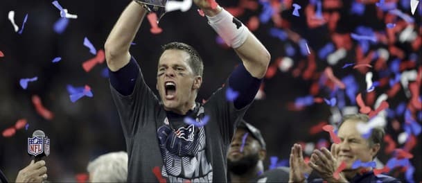 The Patriots won their fifth crown