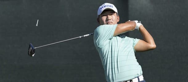 Sung tied the course record on day two