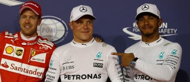 Valtteri Bottas secured his first pole position in Bahrain.