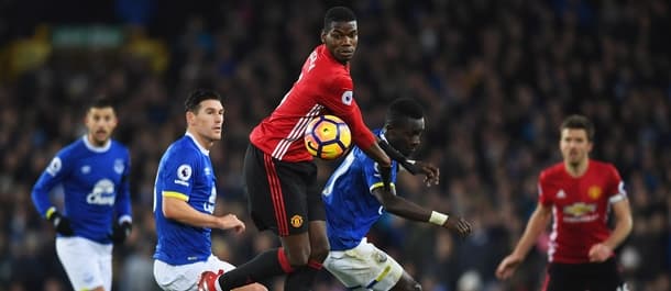 Everton and Manchester United drew 1-1 at Goodison Park earlier in the season.