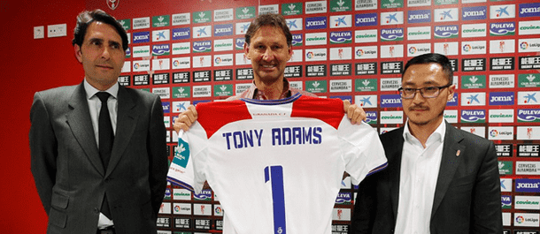 Tony Adams was a surprise appointment at Granada.