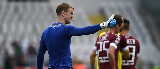 England's Joe Hart has been kept busy in goal at Torino.