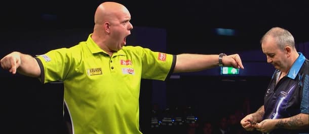 Michael van Gerwen and Phil Taylor could line up for Thursday's final.