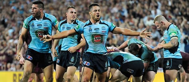 New South Wales meet Queensland in the State of Origin Series.