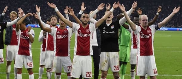 Ajax hold a 4-1 first leg lead against Lyon.