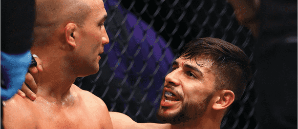 Yair Rodriguez Speaks to BJ Penn After Fight