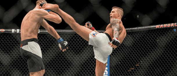 Erik Koch uses his effective taekwondo in the UFC