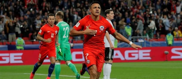 Chile and Germany drew 1-1 at the Confederations Cup.