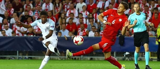 England beat Poland to qualify for the Euro U21 semi final.